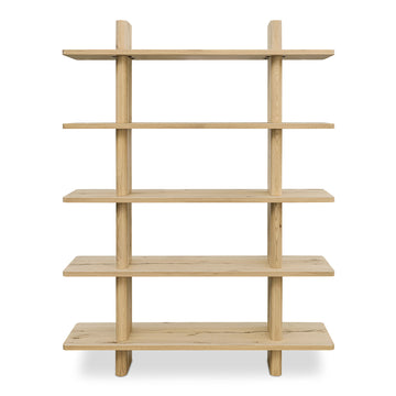 Casey - Large Standard Bookcase - Light Brown