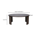 Penny - Large Coffee Table - Dark Brown - Moe's Home Collection - Coffee Tables - Elite Enclave Home