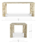 Segment - Dining Table - Panther Stone Beige - Moe's Home Collection - Dining Tables - Elite Enclave Home