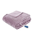 Heated Plush - Throw - Lavender - Beautyrest - Heated Throws - Elite Enclave Home