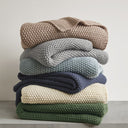 Bree Knit - Throw - Indigo - INK+IVY - Throws - Elite Enclave Home