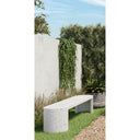 Lyon - Outdoor Bench - White - Moe's Home Collection - Benches - Elite Enclave Home
