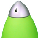 Acrylic Bedside Table Lamp With Shade - Green