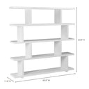 Miri - Large Shelf - White - Moe's Home Collection - Standard Bookcases - Elite Enclave Home