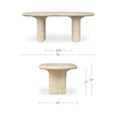 Warby - Outdoor Dining Table - Beige - Moe's Home Collection - Dining Tables - Elite Enclave Home