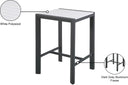 Nizuc - Outdoor Patio Square Bar Table - Meridian Furniture - Bar Tables- Elite Enclave Home