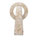 Continuum Stone - Indoor-Outdoor Sculpture - Brown / White