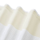 Spa Waffle - 72" x 78" Shower Curtain With 3M Treatment - Cream - Madison Park - Shower Curtains - Elite Enclave Home