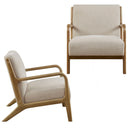 Novak - Mid - Century Modern Accent Armchair (Set of 2) - Cream - INK+IVY - Chair Sets - Elite Enclave Home
