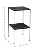 Sherwood - Square Marble Accent Table