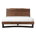 Bent - Queen Size Bed - Natural Stain - Moe's Home Collection - Slat Beds - Elite Enclave Home