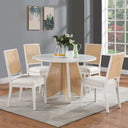 Butterfly - Solid Wood And Natural Cane Table - Meridian Furniture - Dining Tables - Elite Enclave Home