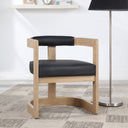Manchester - Dining Chair - Natural Frame - Meridian Furniture - Arm Chairs - Elite Enclave Home