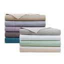 600 Thread Count - Cooling Cotton Blend 4 Piece Queen Sheet Set - White
