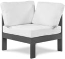 Meridian Nizuc Outdoor Patio Corner Chair – modular design with waterproof fabric cushions and aluminum frame