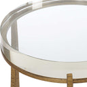 Midas - Accent Table - Antique Gold - Uttermost - Accent Tables- Elite Enclave Home