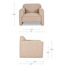 Leo - Accent Chair - Taupe - Moe's Home Collection - Arm Chairs - Elite Enclave Home