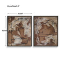Rush & Dash - Framed Prints (Set of 2) - Uttermost - Framed Print Sets- Elite Enclave Home