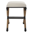 Firth - Rustic Counter Stool - Oatmeal