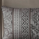 Bellagio - 6 Piece Full/Queen Quilt Set With Throw Pillows - Gray