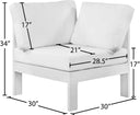 Nizuc - Outdoor Corner Chair - Meridian Furniture - Corners- Elite Enclave Home