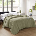Dream Soft Heated - Full Blanket - Sage
