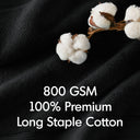 800GSM - 8 Piece Antimicrobial Towel Set - Black - Madison Park Signature - Towel Sets - Elite Enclave Home
