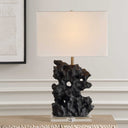 Basalt - Black Stone Table Lamp