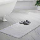 Marshmallow - 24" x 72" Bath Rug - Pearl Silver - Madison Park Signature - Bath Rugs & Mats - Elite Enclave Home