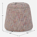 Gumdrop - Confetti Chenille Ottoman