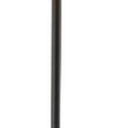 Traditional Shaped Floor Lamp With Brown Drum Shade - Black - HomeRoots - Floor Lamps - Elite Enclave Home