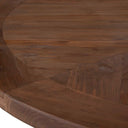 Stratford - Wood Round Dining Table - Dark Brown