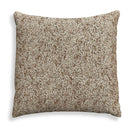 Uttermost Alternative Outdoor Pillow – taupe & amber woven chenille in Sunbrella fabric with invisible zipper 