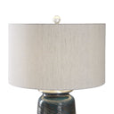 Olesya - Swirl Glass Table Lamp - Blue