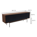 Araya - Sideboard - Walnut Veneer - Moe's Home Collection - Sideboards - Elite Enclave Home