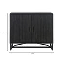 Sierra - 2 Door Cabinet - Black - Moe's Home Collection - Accent Cabinets - Elite Enclave Home