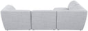 Miramar - 4 Piece Modular Sectional - Meridian Furniture - Stationary Sectionals - Elite Enclave Home