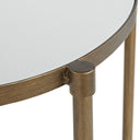 Lia - Oval Accent Table - Antique Bronze - Martha Stewart - Accent Tables - Elite Enclave Home