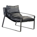 Connor - Leather Club Chair - Black - Moe's Home Collection - Club Chairs - Elite Enclave Home