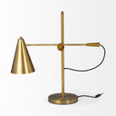 Lamp Base LED With Gold Shade - Gold