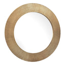 Tano - Round Mirror - Antique Brass