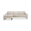 Quinn - Sectional - Oatmeal - Moe's Home Collection - Stationary Sectionals - Elite Enclave Home