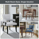 Dawson - Arm Dining Chair - Blue - Madison Park - Arm Chairs - Elite Enclave Home