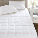 Highline - Queen 3M Scotchguard Mattress Pad - White