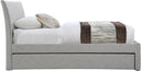 Myles - Linen Twin Trundle Bed - Meridian Furniture - Trundle Beds - Elite Enclave Home