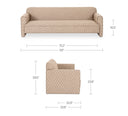 Leo - Sofa - Taupe - Moe's Home Collection - Stationary Sofas - Elite Enclave Home