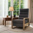 Jordan - Framed Push Back Recliner - Gray - Chapel Hill - Reclining Chairs - Elite Enclave Home