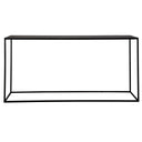 Coreene - Large Industrial Console Table - Black