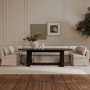 Fable - Slipcover Dining Banquette U - Shape - Beige - Moe's Home Collection - Stationary Sectionals - Elite Enclave Home