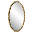 Serna - Gold Oval Mirror